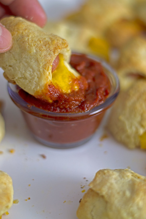 Homemade Pigs in a Buttermilk Blanket w/ Cheddar Cheese