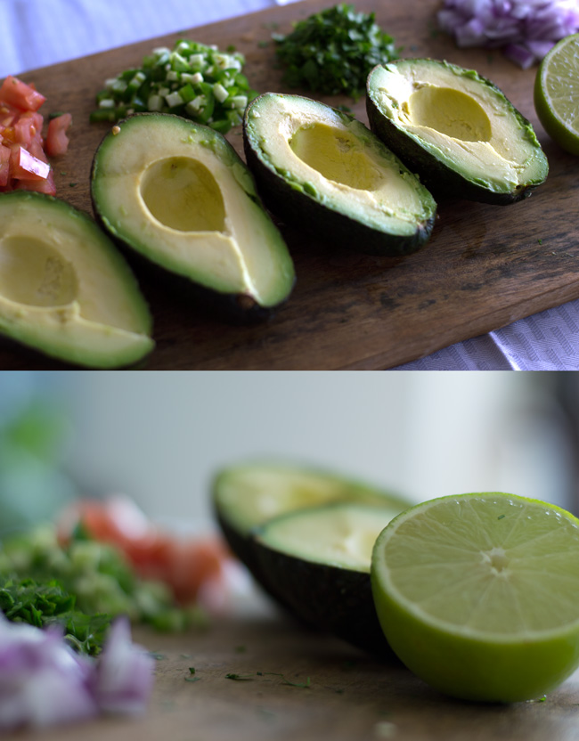 Spicy Guacamole Ingredients with Jalapenos Recipe