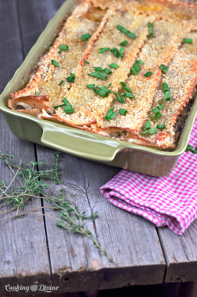 Wild Mushroom Lasagna