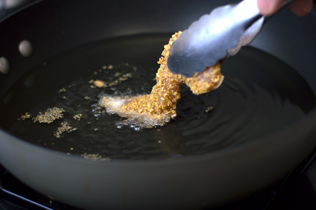 Frying-Chicken-Fingers