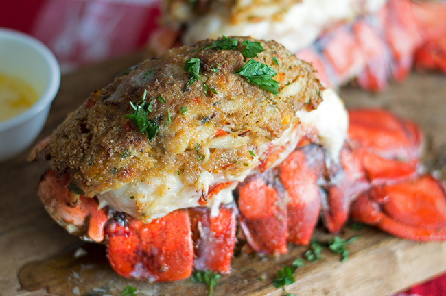 Crab-and-Bacon-Stuffed-Lobster-Tail