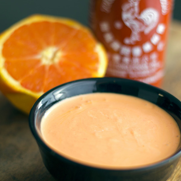 Orange-Sriracha-Mayonnaise