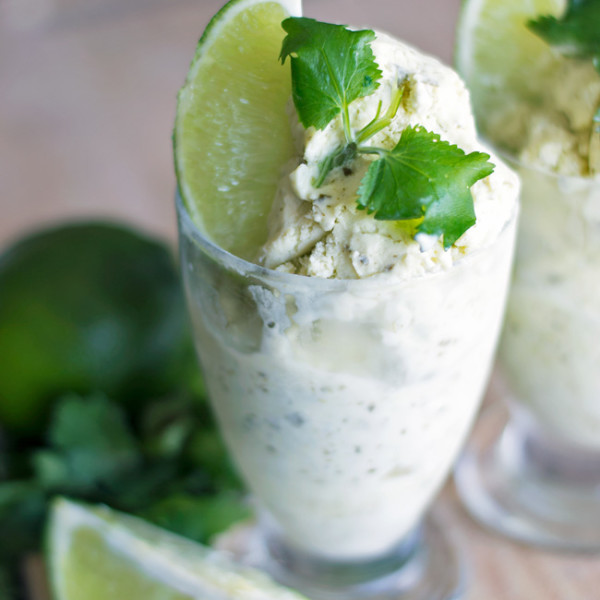 Cilantro-and-Lime-Ice-Cream