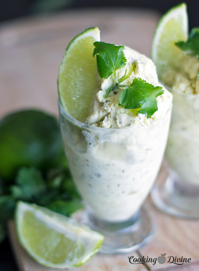 Cilantro-and-Lime-Ice-Cream