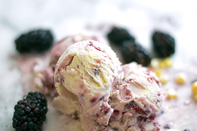 Blackberry-Corn-Ice-Cream