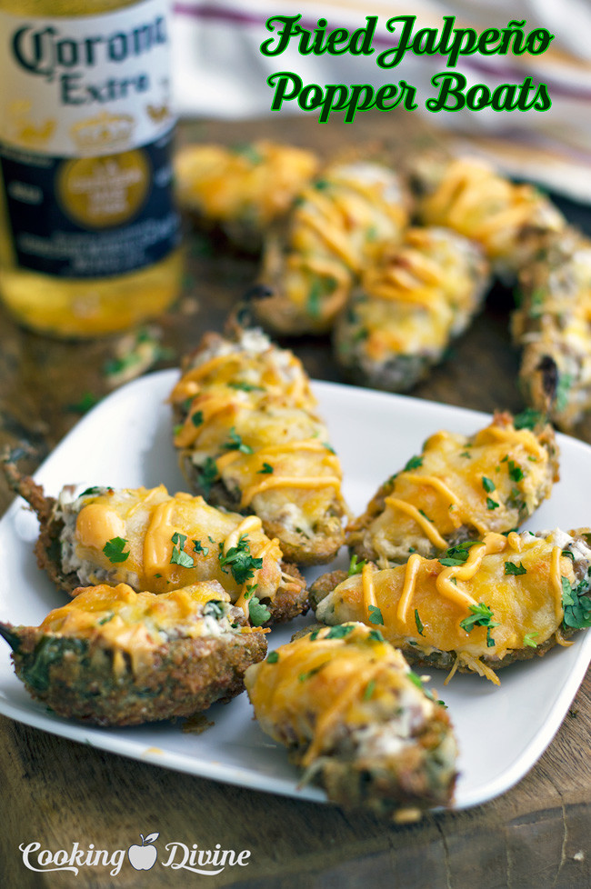 Fried Jalapeno Popper Boats