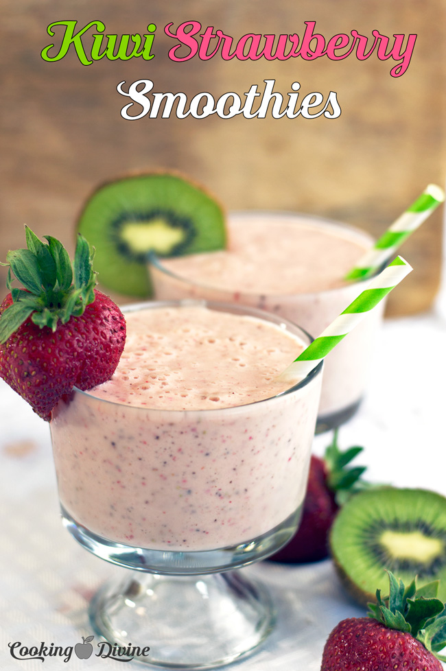 Kiwi-Strawberry-Smoothies