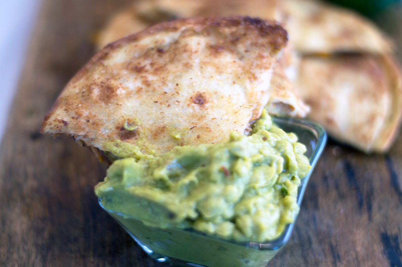Deep Fried Chicken Quesadillas