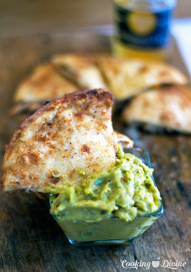 Deep Fried Chicken Quesadillas