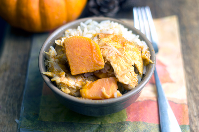 Slow Cook Pumpkin Chicken