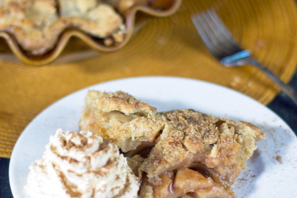 Cheddar Crusted Homemade Apple Pie