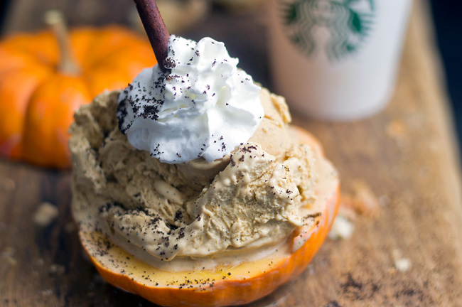 Pumpkin Latte Ice Cream