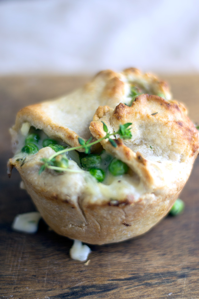 Muffin Tin Chicken Pot Pies - The Baker Chick